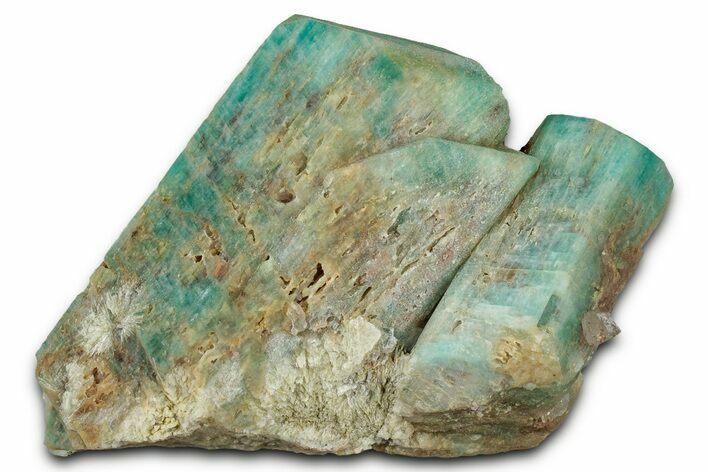 Teal-Blue Amazonite Crystal Cluster - Three Point Claim, Colorado #330475
